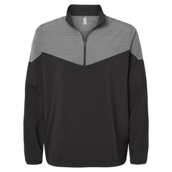 Heather Chevron Quarter-Zip Windshirt Thumbnail
