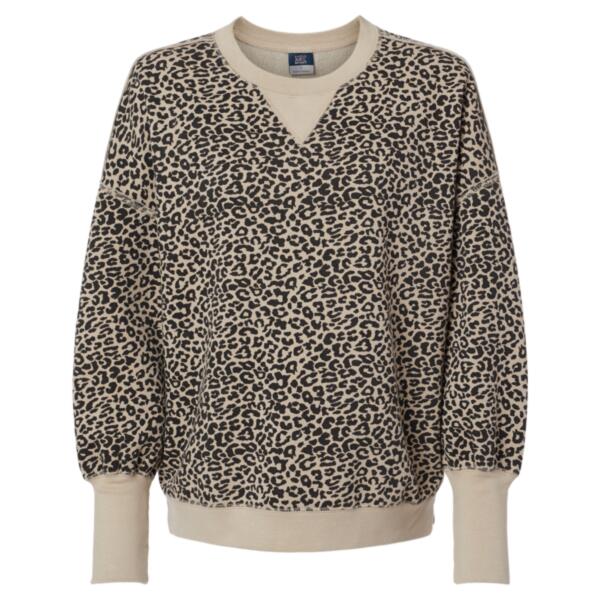 Women's Sueded Fleece Crewneck Sweatshirt Thumbnail