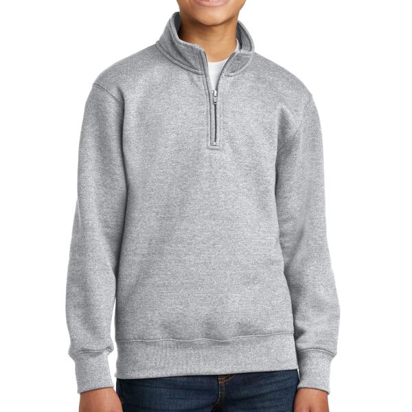 Youth Core Fleece 1/4 Zip Pullover Sweatshirt Thumbnail