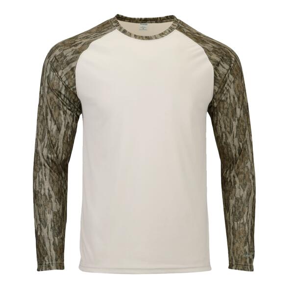 Men's Jackson Mossy Oak Colorblocked Long Sleeve T-Shirt Thumbnail