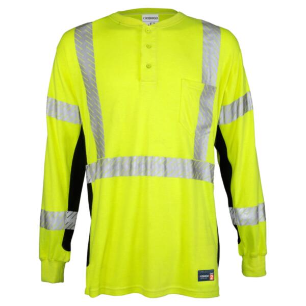 FR Long Sleeve Henley T-Shirt Thumbnail