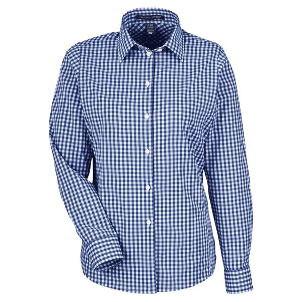 Women's CrownLux Performance® Gingham Dress Shirt Thumbnail