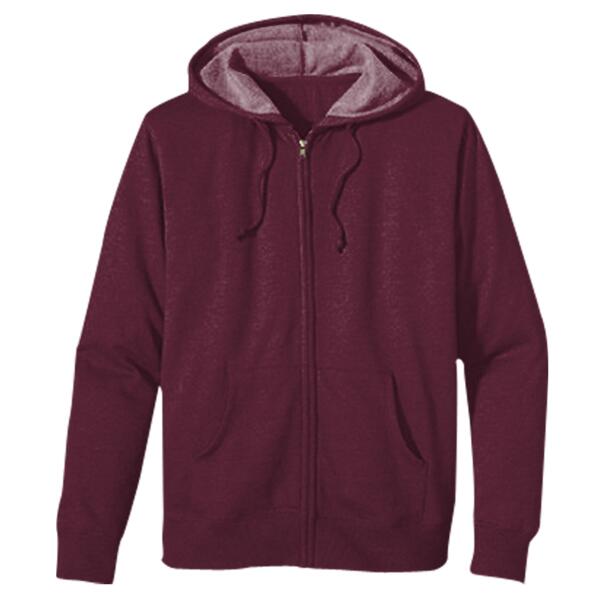 Unisex Heathered Full-Zip Hooded Sweatshirt Thumbnail