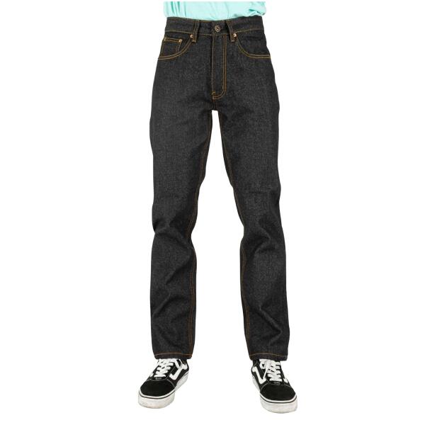 Men's Raw Denim Straight-Leg Jean Pants Thumbnail