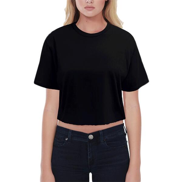 Women's Crop Boyfriend T-Shirt Thumbnail