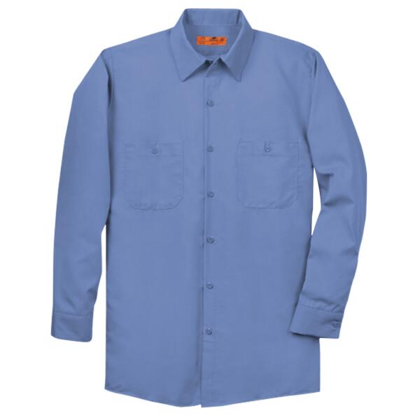 Long Size, Long Sleeve Industrial Work Shirt Thumbnail