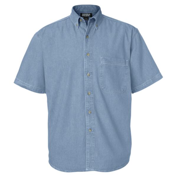 Men's Denim Short Sleeve Shirt Thumbnail