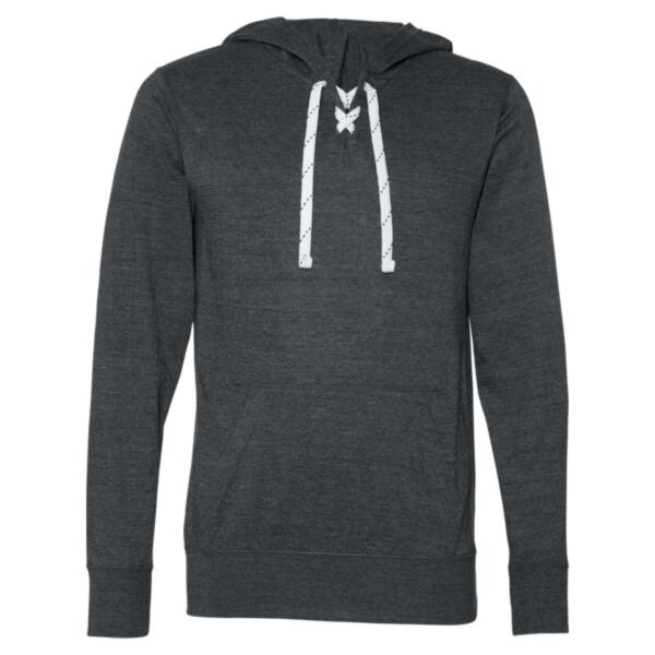 Jersey Sport Lace Hooded Pullover Thumbnail