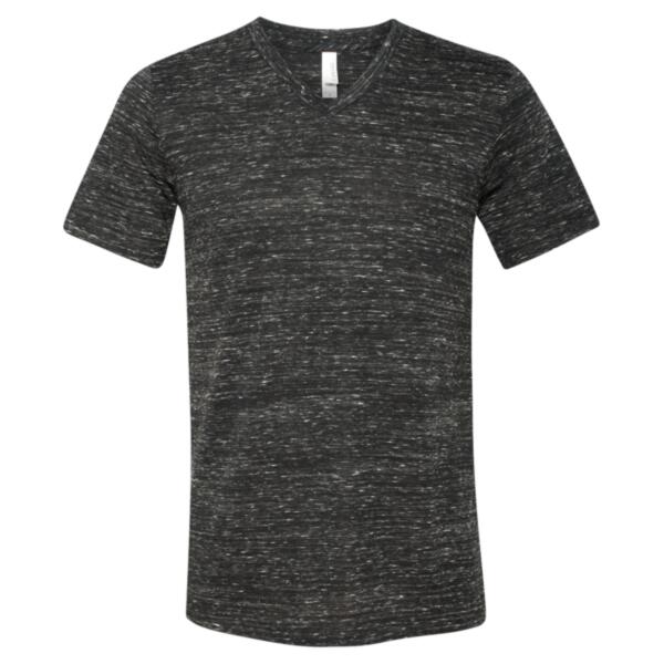 Unisex Textured Jersey V-Neck Tee Thumbnail