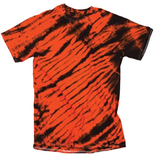 Tiger Stripe Tie-Dyed T-Shirt Thumbnail