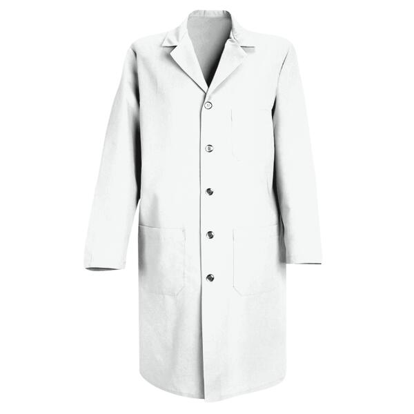 Unisex Button Front Lab Coat Thumbnail