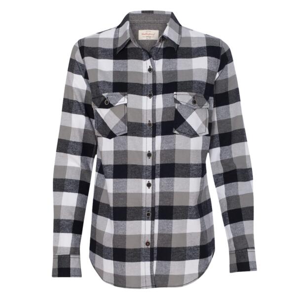 Women's Vintage Brushed Flannel Shirt Thumbnail