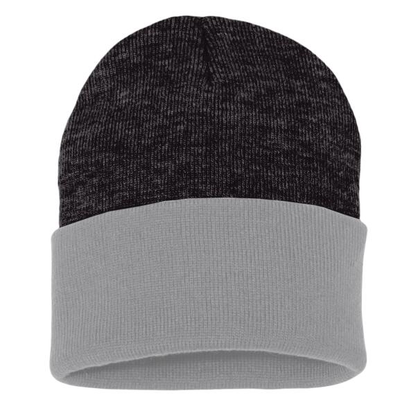 12" Color Blocked Cuffed Beanie Thumbnail