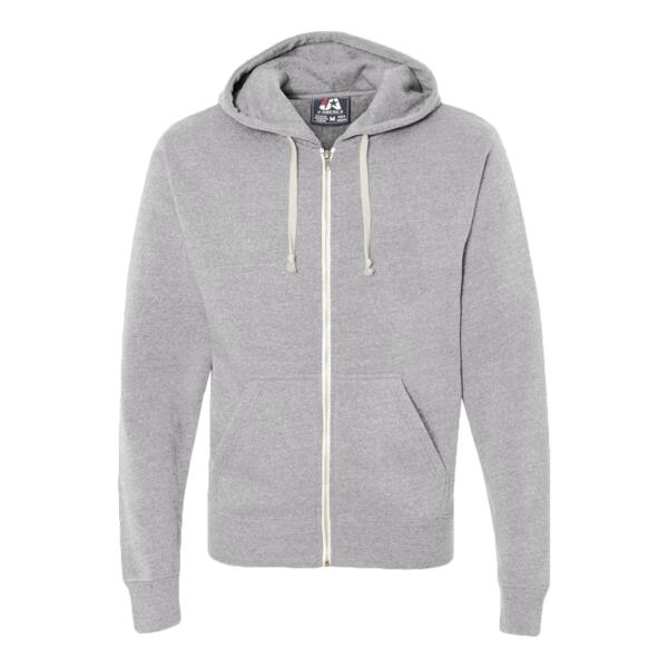 Men's Triblend Full-Zip Hooded Sweatshirt Thumbnail