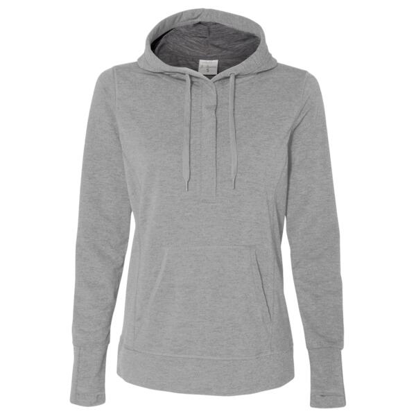 Women’s Omega Stretch Snap-Placket Hooded Sweatshirt Thumbnail