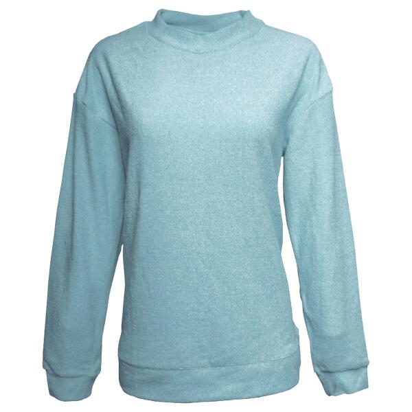 Women's Weekend Terry Mock Neck Pullover Thumbnail