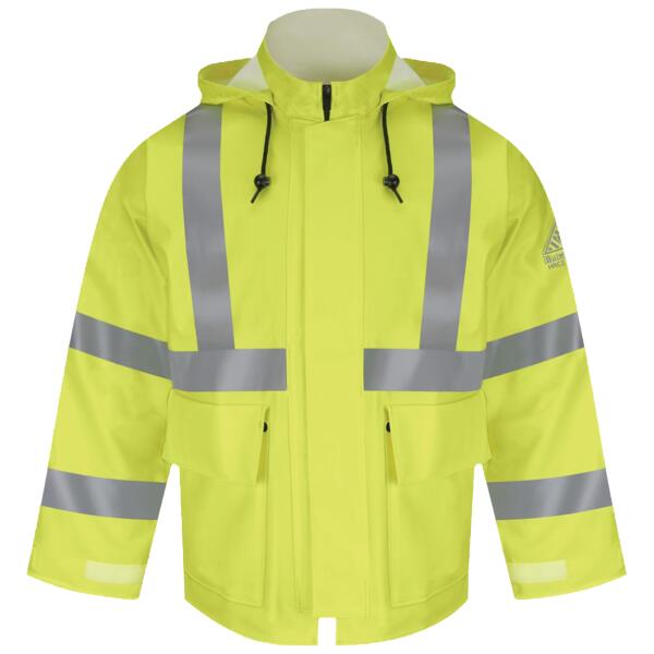 Men's Hi-Visibility Flame-Resistant Rain Jacket Thumbnail
