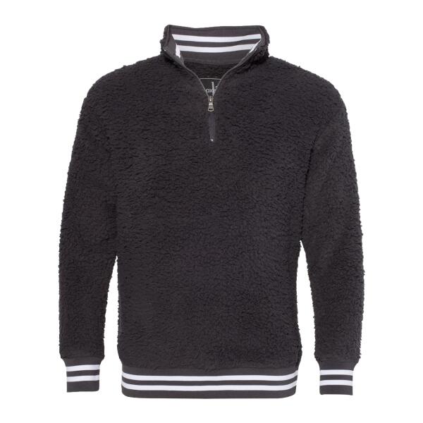 Unisex Varsity Sherpa Quarter-Zip Pullover Thumbnail