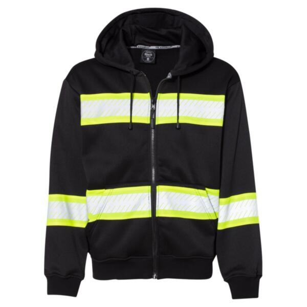 EV Series® Enhanced Visibility Full-Zip Hooded Sweatshirt Thumbnail