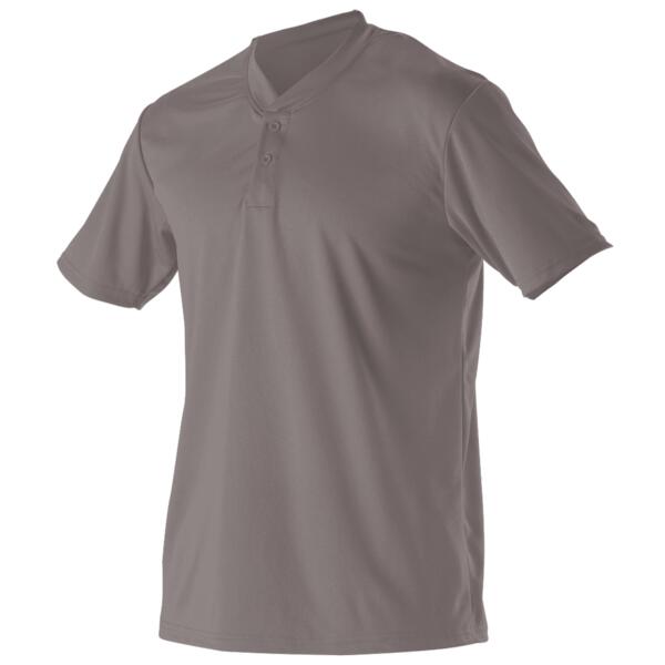 Baseball Two Button Henley Jersey Thumbnail
