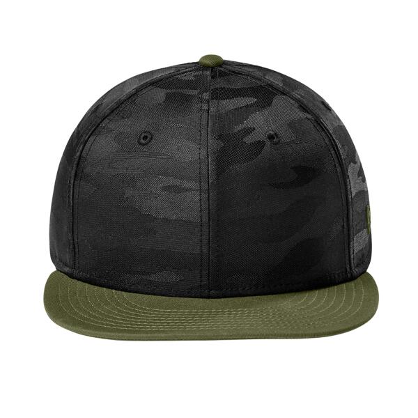Camo Flat Bill Snapback Cap Thumbnail