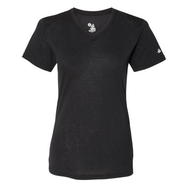 Women’s Triblend Performance V-Neck Short Sleeve T-Shirt Thumbnail
