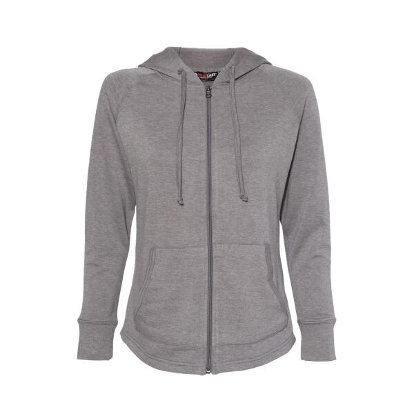 Women’s HeatLast™ Fleece Faux Cashmere Full-Zip Hooded Sweatshirt Thumbnail