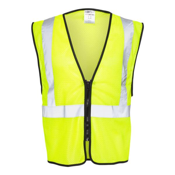 Unisex Zippered Mesh Economy Class 2 Vest Thumbnail