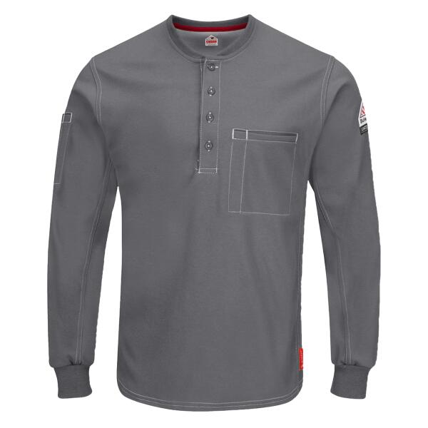 Men's iQ Series® Plus Long Sleeve Henley Thumbnail