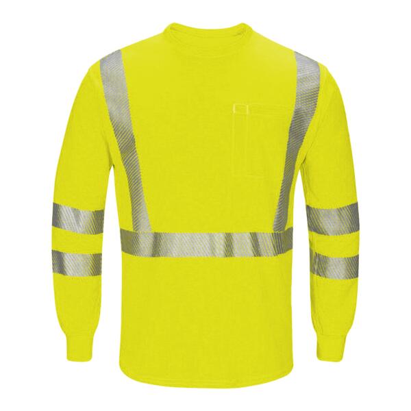 Men's Tall Hi-Visibility Lightweight Long Sleeve T-Shirt Thumbnail