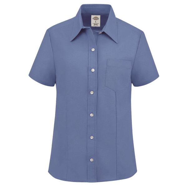 Women's Short Sleeve Stretch Oxford Shirt Thumbnail