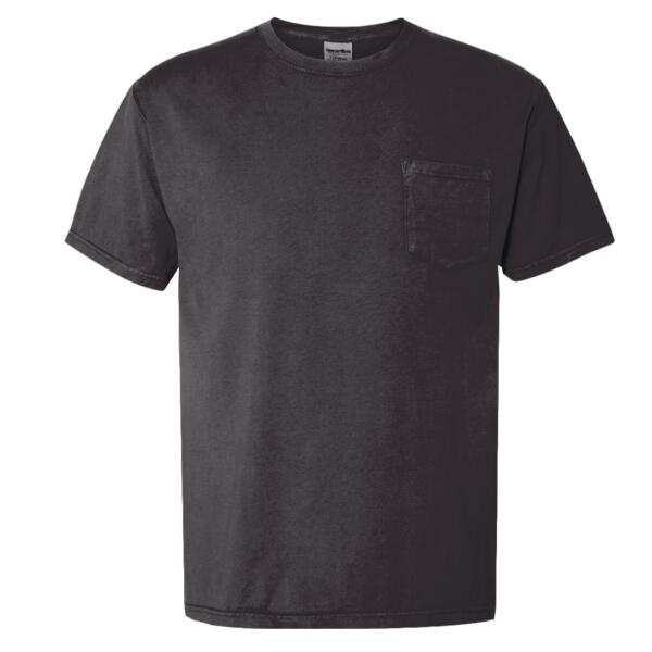 Garment Dyed Short Sleeve T-Shirt With a Pocket Thumbnail